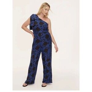 Women's Classic Rose Jumpsuit - Kate Spade New York Navy/Black NEW!!